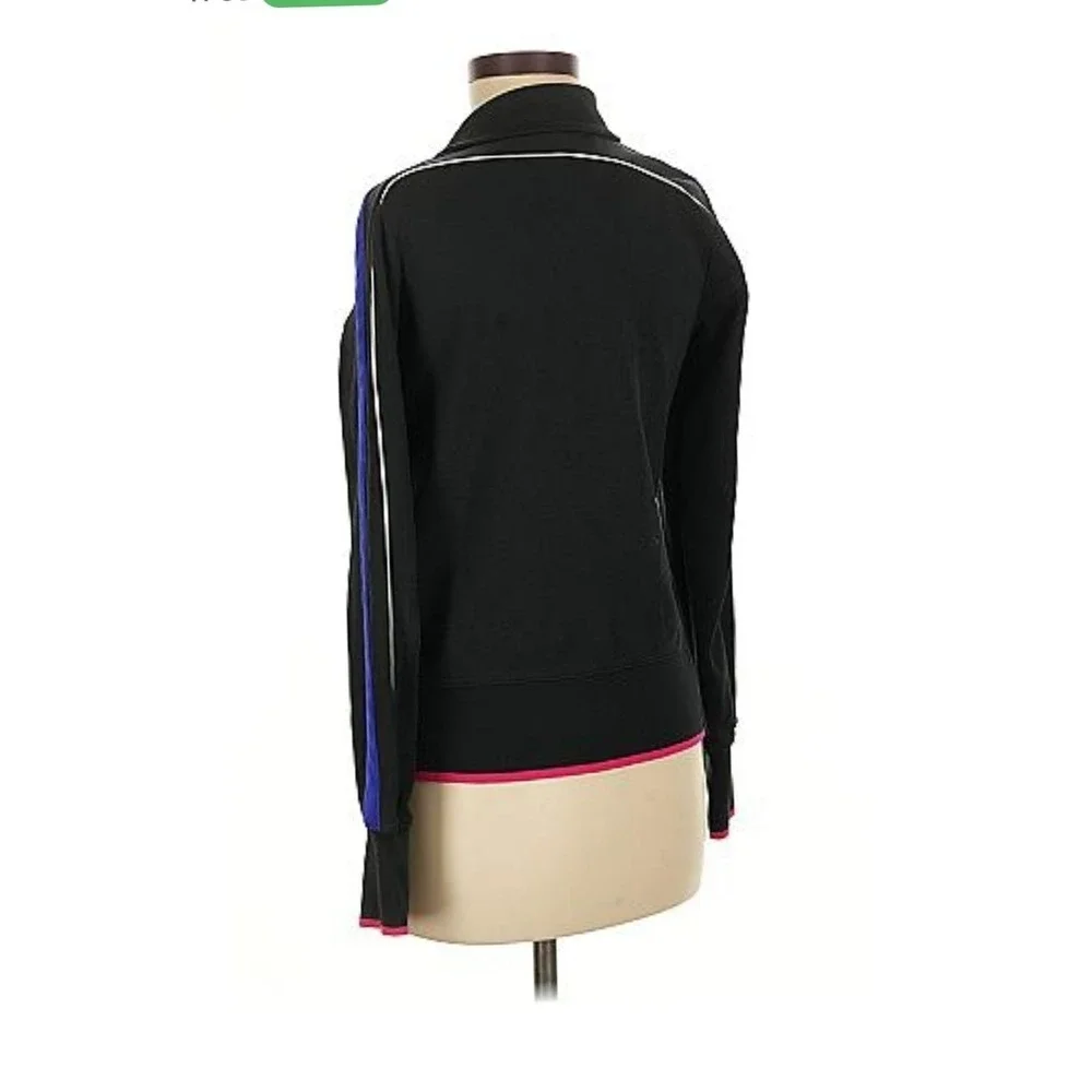 Nike Women's Black Track Jacket Zip‎ Up Athletic Sportswear Size Medium